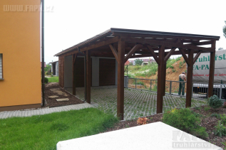 Venkovní realizace - altán a zahradní domek 911144 - Vyrábíme dřevěné altány, garážová stání, zahradní domky i atypické stavby kolem jezírek